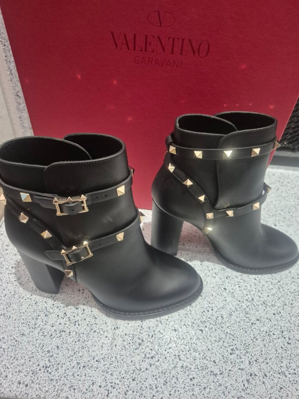Valentino Rockstud Ankle Boots - Picture 8 of 16